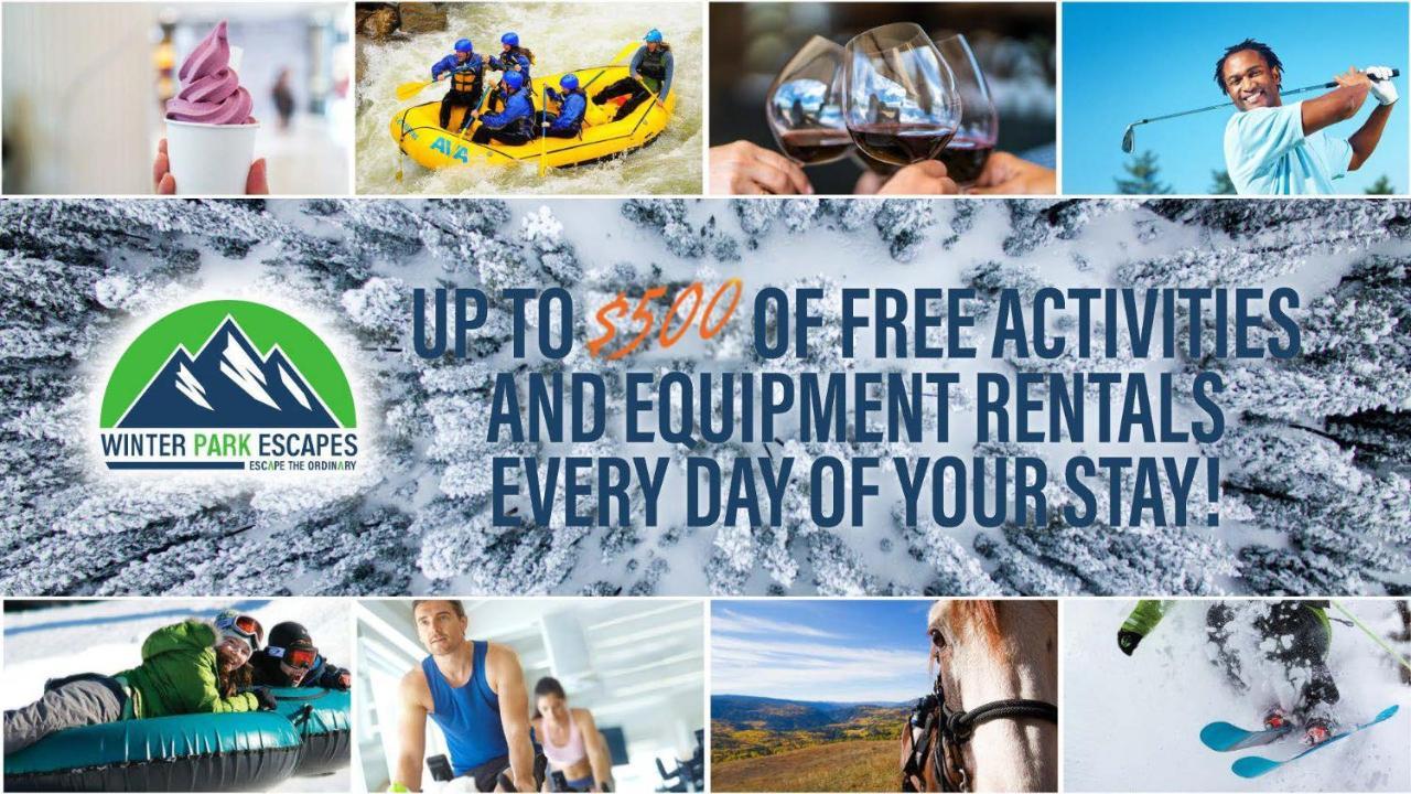 Ski In-Out Luxury Condo #4474 With Huge Hot Tub & Great Views - 500 Dollars Of Free Activities & Equipment Rentals Daily Winter Park Bagian luar foto
